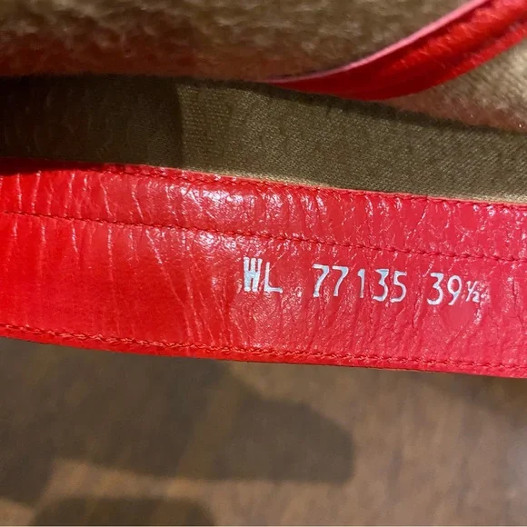 Stuart Weitzman Patent Leather Red Sock Women’s Boots - Picture 9 of 10